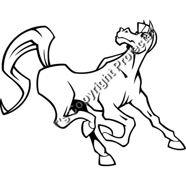 es3horse06bw Thumbnail