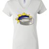 Women's Short Sleeve V-Neck T-Shirt Thumbnail