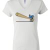 Women's Short Sleeve V-Neck T-Shirt Thumbnail