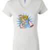 Women's Short Sleeve V-Neck T-Shirt Thumbnail