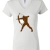 Women's Short Sleeve V-Neck T-Shirt Thumbnail