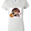 Women's Short Sleeve V-Neck T-Shirt Thumbnail