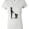 Women's Short Sleeve V-Neck T-Shirt Thumbnail