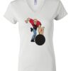 Women's Short Sleeve V-Neck T-Shirt Thumbnail