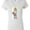 Women's Short Sleeve V-Neck T-Shirt Thumbnail