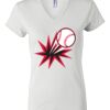 Women's Short Sleeve V-Neck T-Shirt Thumbnail