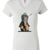 Women's Short Sleeve V-Neck T-Shirt Thumbnail