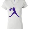 Women's Short Sleeve V-Neck T-Shirt Thumbnail