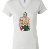 Women's Short Sleeve V-Neck T-Shirt Thumbnail