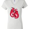 Women's Short Sleeve V-Neck T-Shirt Thumbnail