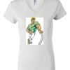 Women's Short Sleeve V-Neck T-Shirt Thumbnail