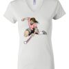 Women's Short Sleeve V-Neck T-Shirt Thumbnail