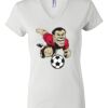 Women's Short Sleeve V-Neck T-Shirt Thumbnail