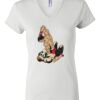 Women's Short Sleeve V-Neck T-Shirt Thumbnail