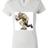 Women's Short Sleeve V-Neck T-Shirt Thumbnail