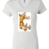 Women's Short Sleeve V-Neck T-Shirt Thumbnail