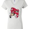 Women's Short Sleeve V-Neck T-Shirt Thumbnail