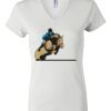 Women's Short Sleeve V-Neck T-Shirt Thumbnail