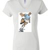 Women's Short Sleeve V-Neck T-Shirt Thumbnail