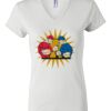 Women's Short Sleeve V-Neck T-Shirt Thumbnail