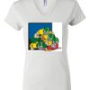 Women's Short Sleeve V-Neck T-Shirt Thumbnail