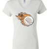 Women's Short Sleeve V-Neck T-Shirt Thumbnail