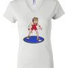 Women's Short Sleeve V-Neck T-Shirt Thumbnail