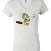 Women's Short Sleeve V-Neck T-Shirt Thumbnail