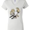 Women's Short Sleeve V-Neck T-Shirt Thumbnail