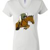 Women's Short Sleeve V-Neck T-Shirt Thumbnail