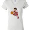 Women's Short Sleeve V-Neck T-Shirt Thumbnail