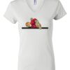 Women's Short Sleeve V-Neck T-Shirt Thumbnail