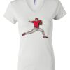 Women's Short Sleeve V-Neck T-Shirt Thumbnail