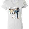 Women's Short Sleeve V-Neck T-Shirt Thumbnail