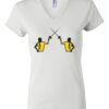 Women's Short Sleeve V-Neck T-Shirt Thumbnail