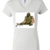 Women's Short Sleeve V-Neck T-Shirt Thumbnail