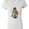 Women's Short Sleeve V-Neck T-Shirt Thumbnail