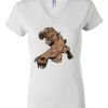 Women's Short Sleeve V-Neck T-Shirt Thumbnail