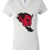 Women's Short Sleeve V-Neck T-Shirt Thumbnail