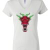 Women's Short Sleeve V-Neck T-Shirt Thumbnail