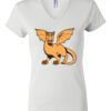 Women's Short Sleeve V-Neck T-Shirt Thumbnail