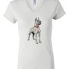 Women's Short Sleeve V-Neck T-Shirt Thumbnail