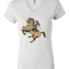 Women's Short Sleeve V-Neck T-Shirt Thumbnail