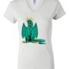 Women's Short Sleeve V-Neck T-Shirt Thumbnail