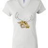 Women's Short Sleeve V-Neck T-Shirt Thumbnail