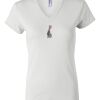 Women's Short Sleeve V-Neck T-Shirt Thumbnail