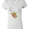 Women's Short Sleeve V-Neck T-Shirt Thumbnail