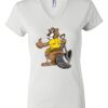 Women's Short Sleeve V-Neck T-Shirt Thumbnail