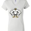 Women's Short Sleeve V-Neck T-Shirt Thumbnail