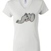 Women's Short Sleeve V-Neck T-Shirt Thumbnail